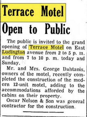 Terrace Motel - April 1953 Public Viewing (newer photo)